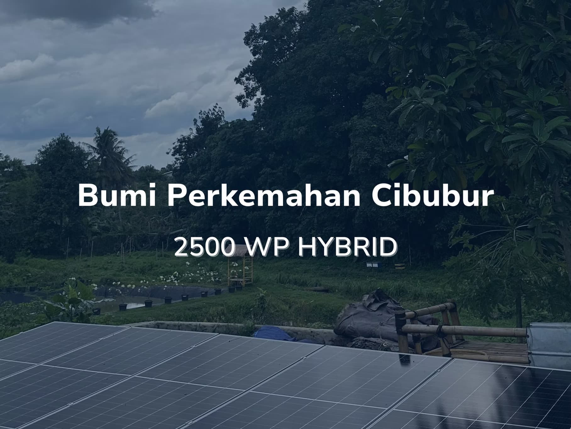 Merdeka Energi dengan Memasang PLTS Off Grid di Cibubur