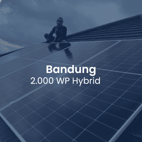 Kopo Bandung 2kWp Hybrid Solar Rooftop